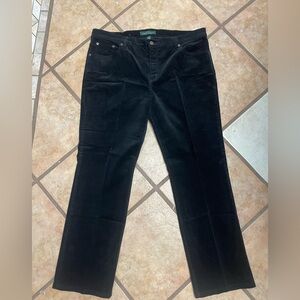 Lauren Ralph Lauren Women's Black Straight Leg Pants